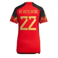 Belgicko Charles De Ketelaere #22 Domáci Ženy futbalový dres MS 2022 Krátky Rukáv